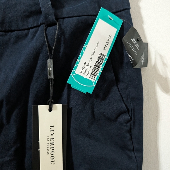🌸 Liverpool Kelsey Twill Trouser Size 4 NWT STITCH FIX - Picture 6 of 10